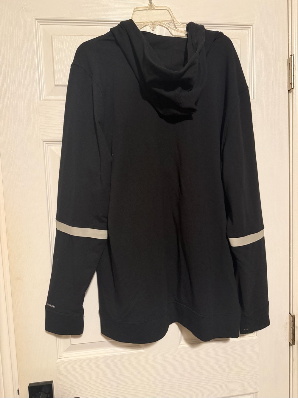 Marvel Black Zip-Up Hoodie with Subtle Text Detail - Picture 5 of 6